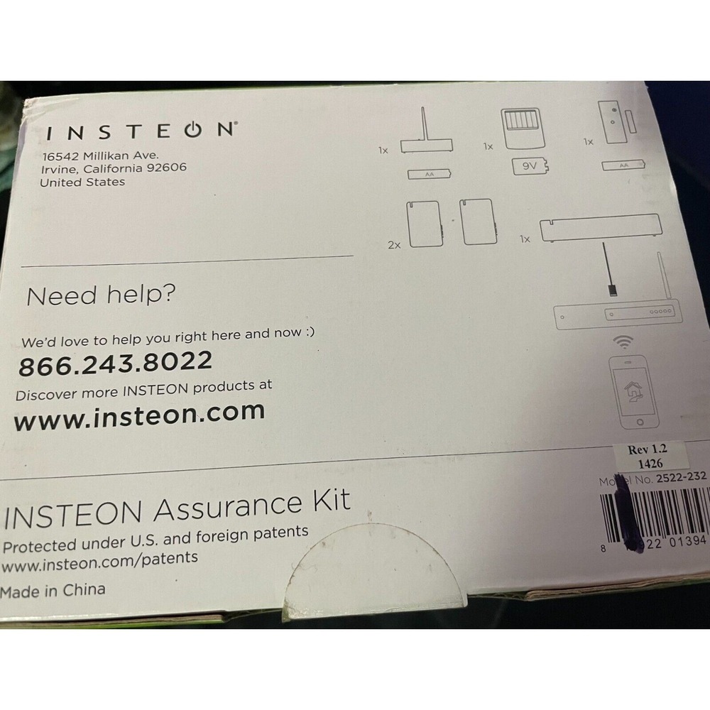Insteon Model No. 2522-232 Assurance Kit Home Remote Control System New - Picture 5 of 6